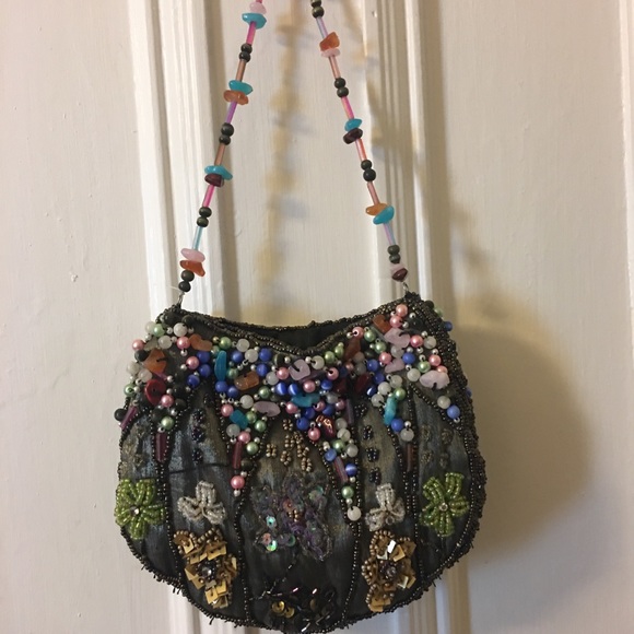 Evening beaded little purse - Picture 1 of 4